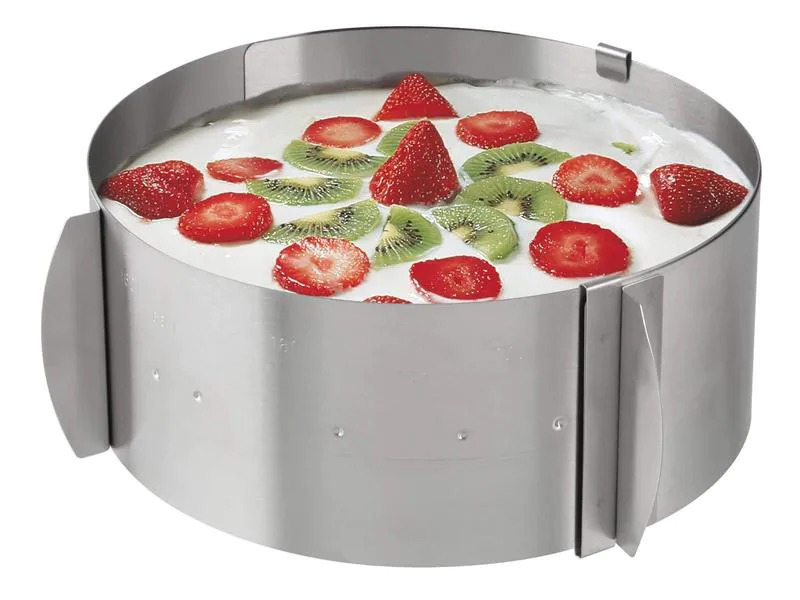 DrOetker Backrahmen Silber, Rund