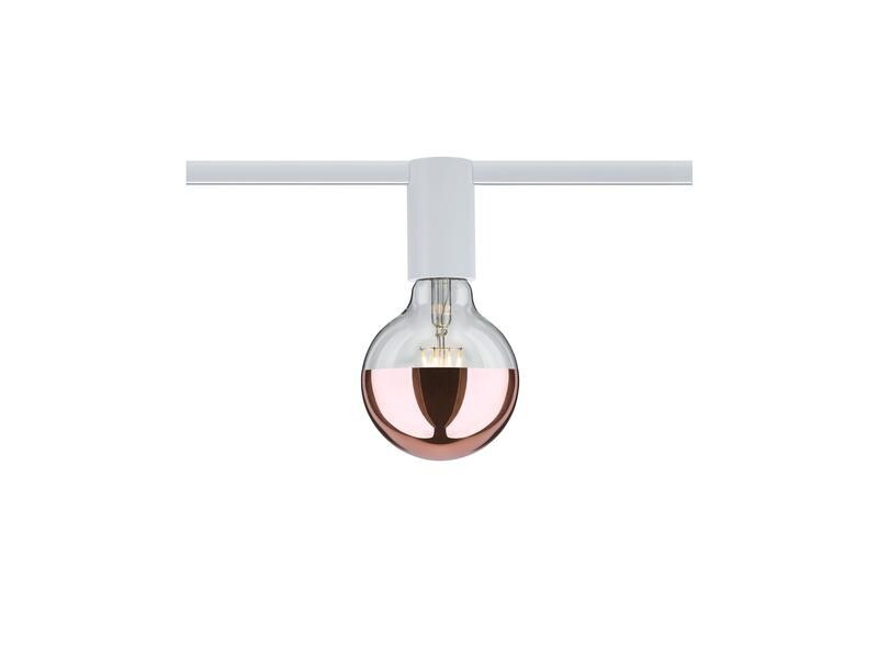 Paulmann URail Ceiling Socket, E27, 20 W, Weiss