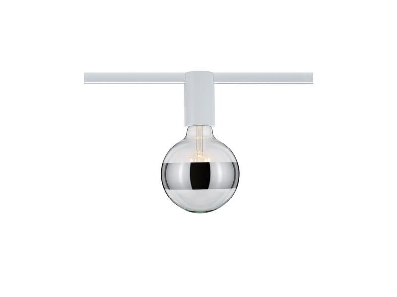 Paulmann URail Ceiling Socket, E27, 20 W, Weiss