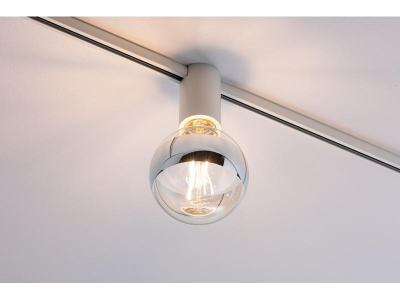 Paulmann URail Ceiling Socket, E27, 20 W, Weiss