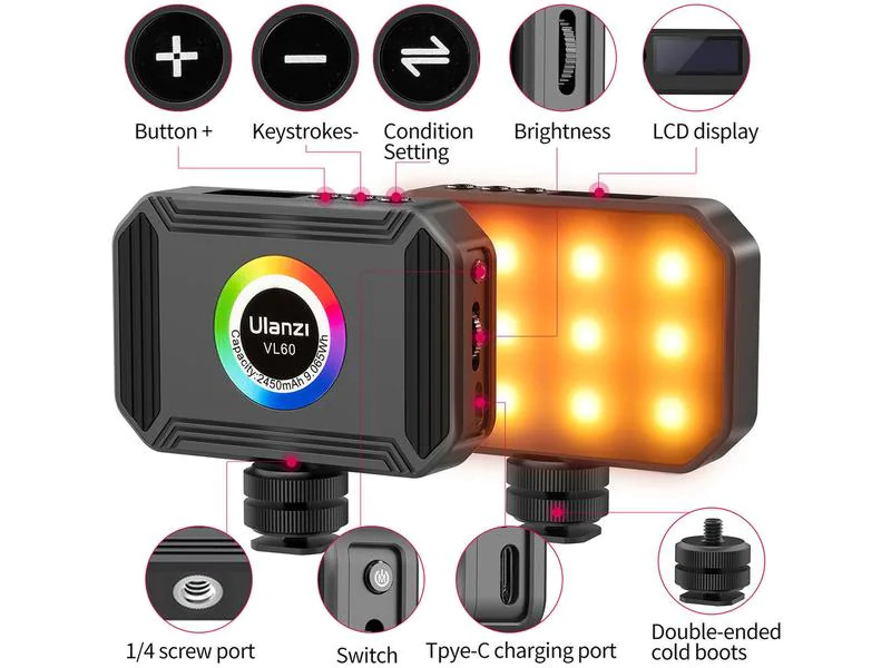 Ulanzi Videoleuchte VL60