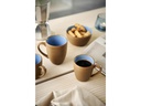 Bitz Kaffeetasse Wood Ocean 190 ml, 6 Stück, Hellblau/Beige