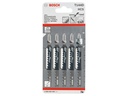 Bosch Professional Stichsägeblatt T 144 D Speed for Wood, 5 Stück
