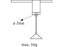 Paulmann URail Universal Pendel Adapter, Chrom