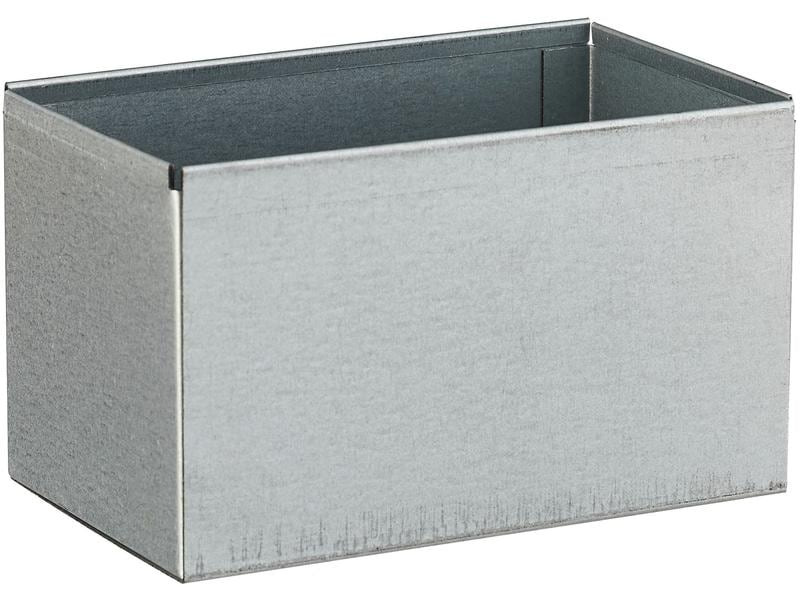 relaxdays Wandascher für aussen Schwarz/Silber