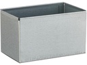 relaxdays Wandascher für aussen Schwarz/Silber