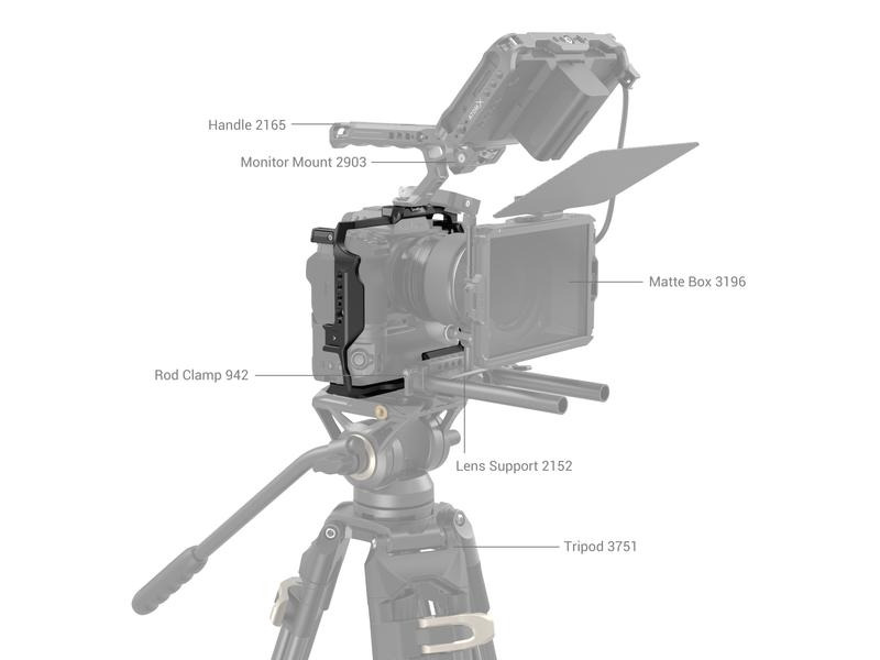 Smallrig Cage für Fujifilm X-H2S mit Batteriegriff