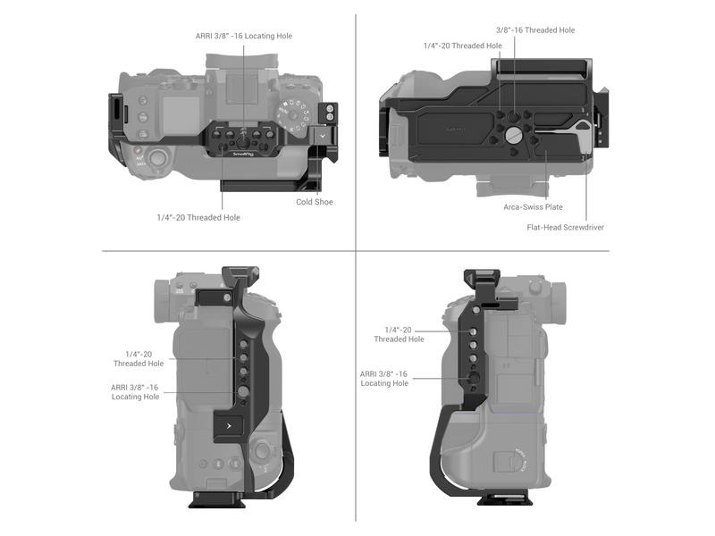 Smallrig Cage für Fujifilm X-H2S mit Batteriegriff