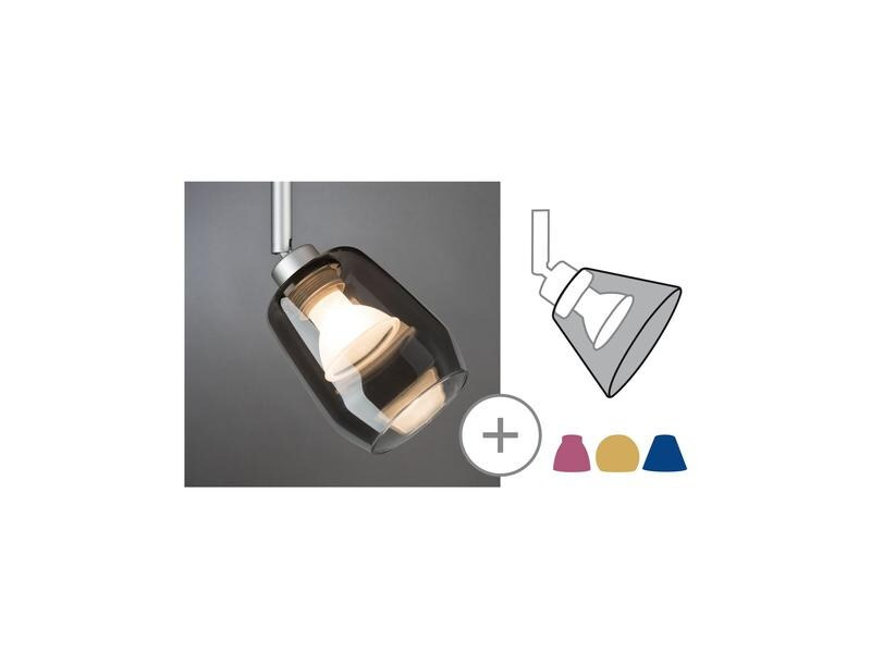 Paulmann DecoSystems Schirm Vento, Rauchglas