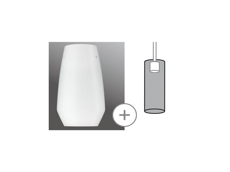 Paulmann URail 2Easy Schirm Vento, Opal