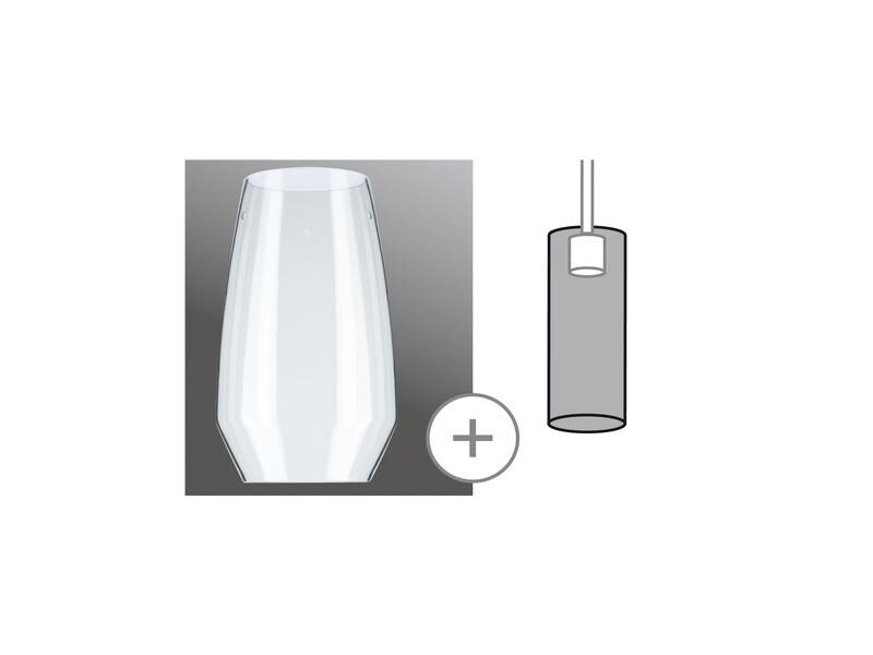 Paulmann URail 2Easy Schirm Vento, Transparent