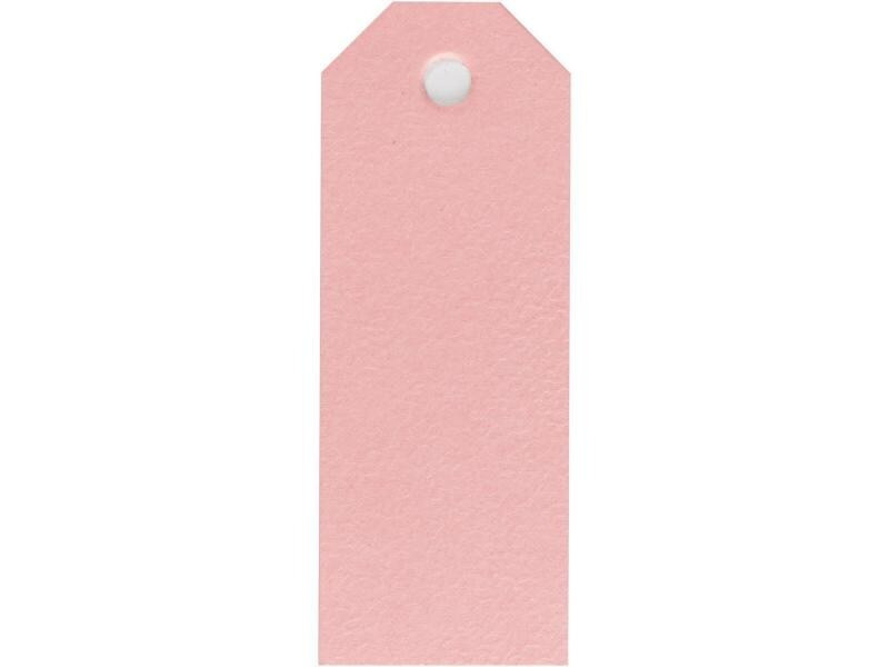 Creativ Company Geschenkanhänger Happy Moments Rosa, 3x8 cm, 20 Stk.