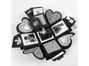 Creativ Company Geschenkschachtel Explosion Box Weiss