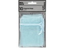 Creativ Company Organzabeutel Organza 7 x 10 cm Hellblau, 10 Stück