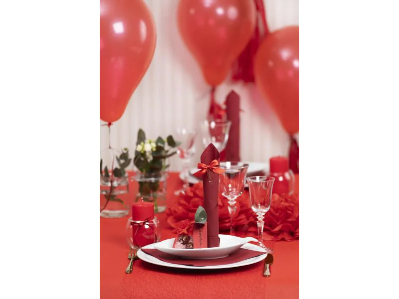 Creativ Company Organzabeutel Organza 7 x 10 cm Rot, 10 Stück