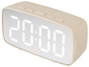 KARLSSON Digitalwecker Mirror oval Weiss