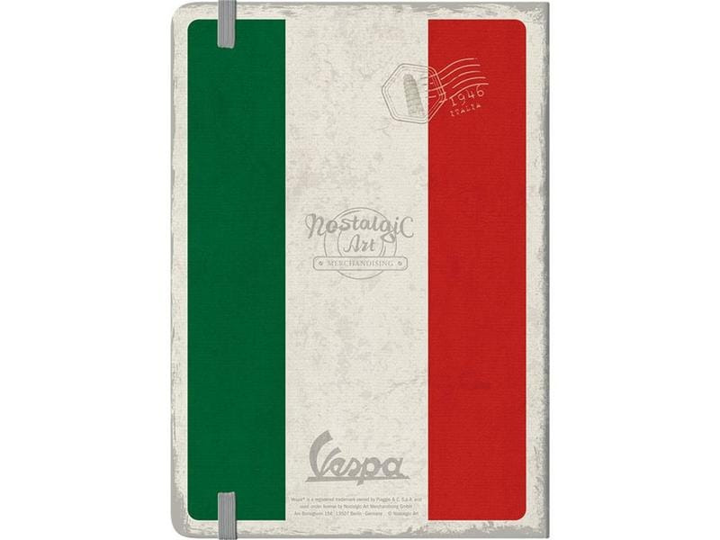 Nostalgic Art Notizbuch Vespa A5, Dot, Mehrfarbig