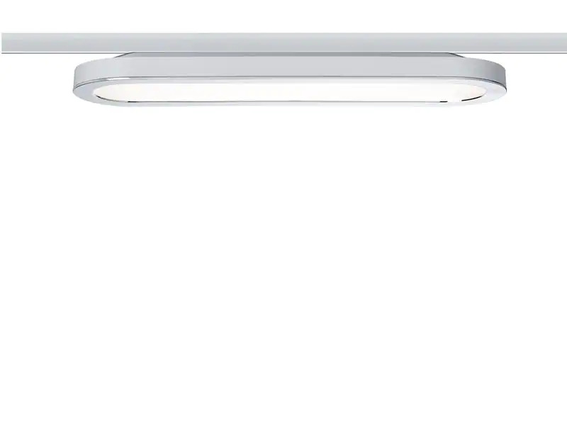 Paulmann LED Panelleuchte URail Loop, 7 W, 2700 K, Chrom