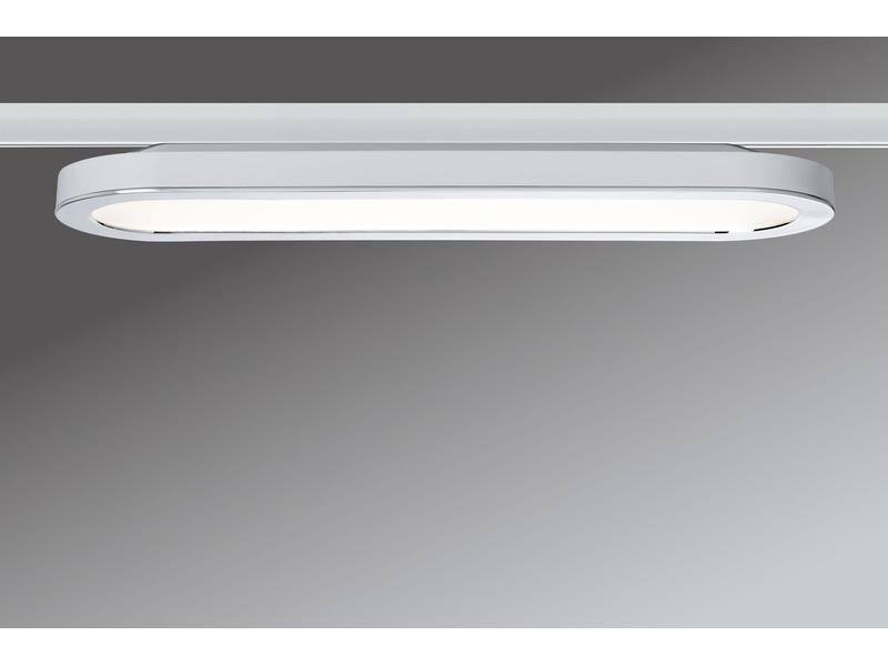 Paulmann LED Panelleuchte URail Loop, 7 W, 2700 K, Chrom