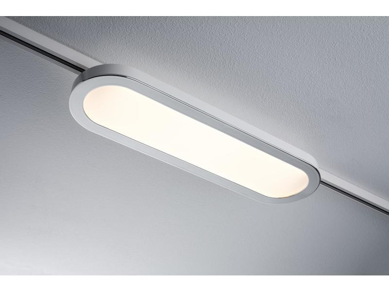 Paulmann LED Panelleuchte URail Loop, 7 W, 2700 K, Chrom