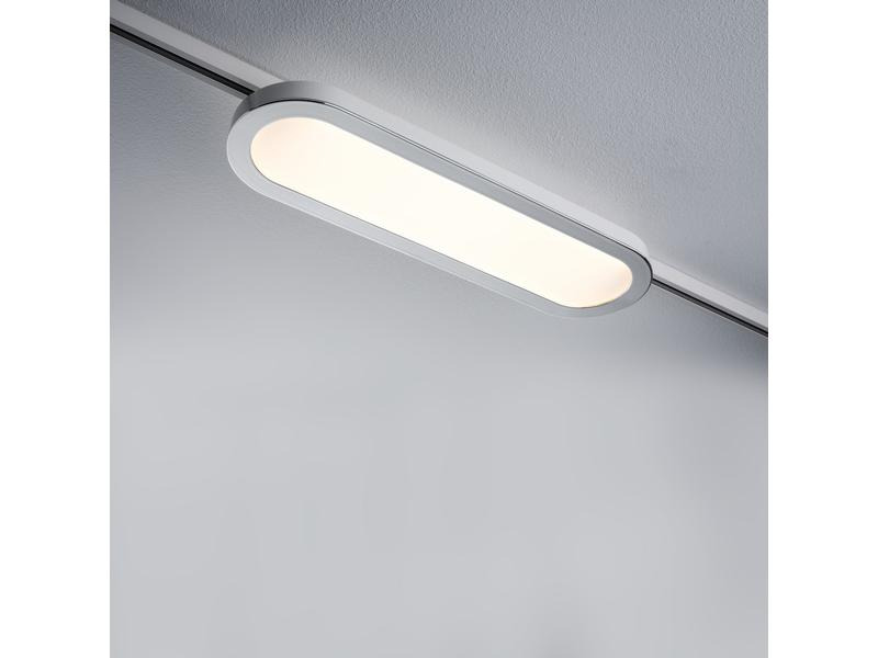 Paulmann LED Panelleuchte URail Loop, 7 W, 2700 K, Chrom