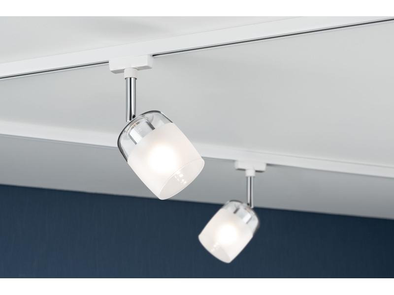 Paulmann Schienenspot URail Spot Blossom, 1 x G9, 10 W, Klar
