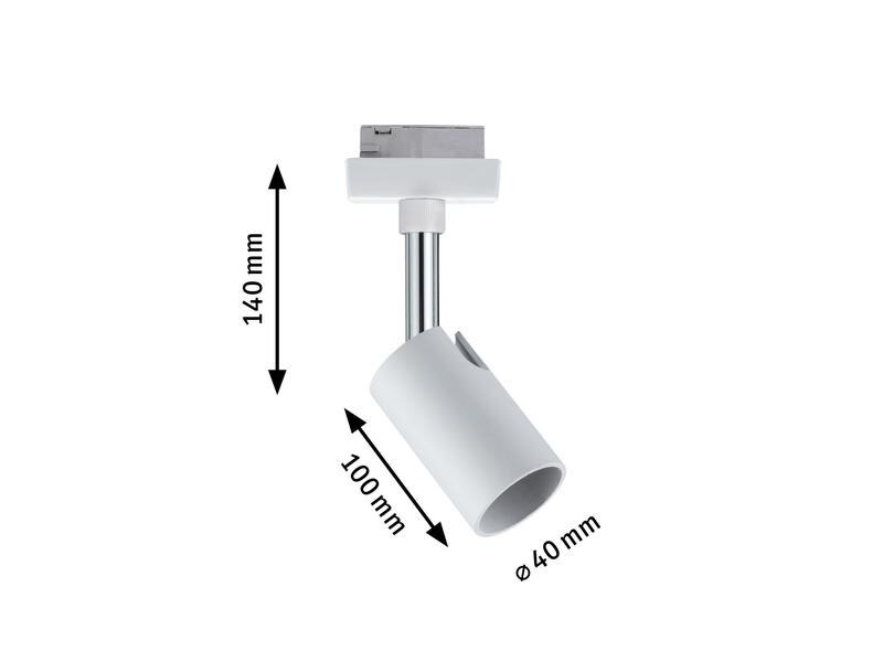 Paulmann Schienenspot URail Spot Pure I, 1 x GU10, 10 W, Chrom
