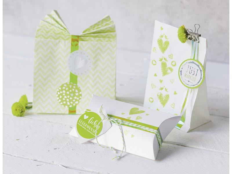 Heyda Papiertüte 12 Stück Grün