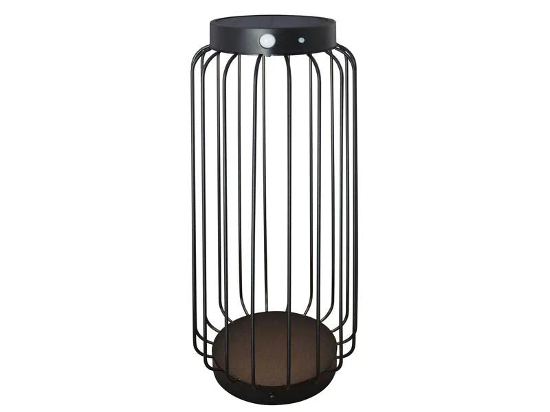 Schönenberger Windlicht Solar Canopus, Schwarz