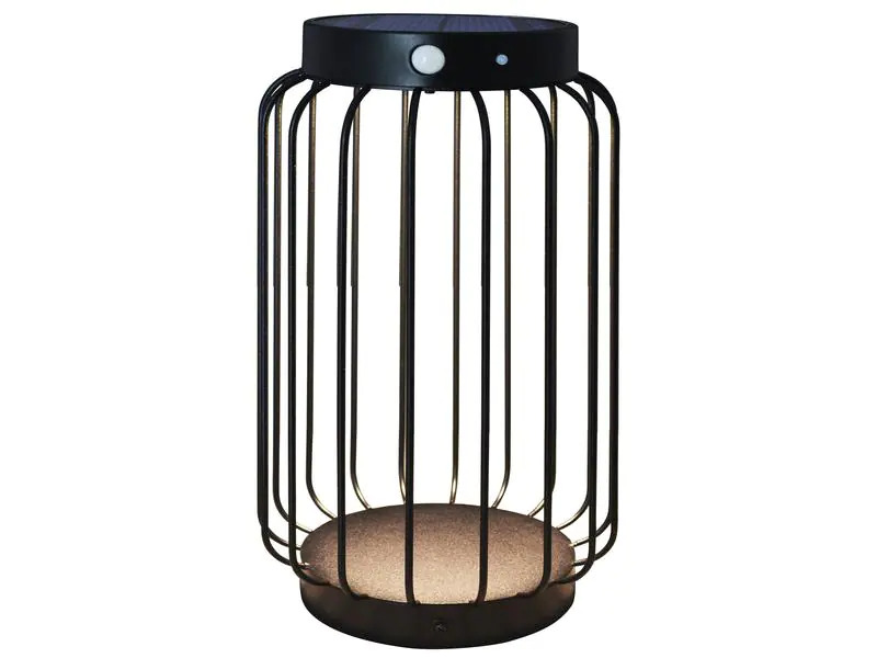 Schönenberger Windlicht Solar Canopus, Schwarz