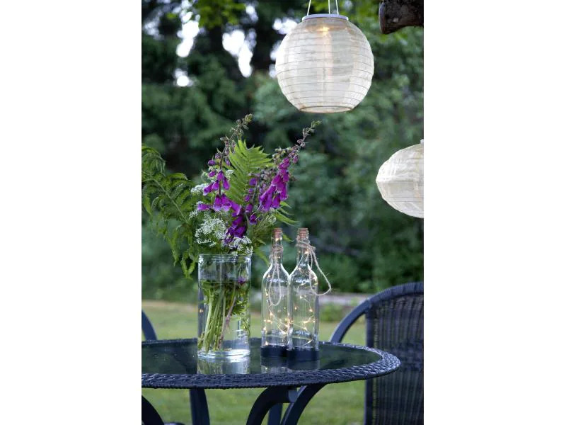 Star Trading Laterne SOLAR BOTTLE Transparent