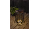 Star Trading Windlicht SOLAR SUNLIGHT Schwarz