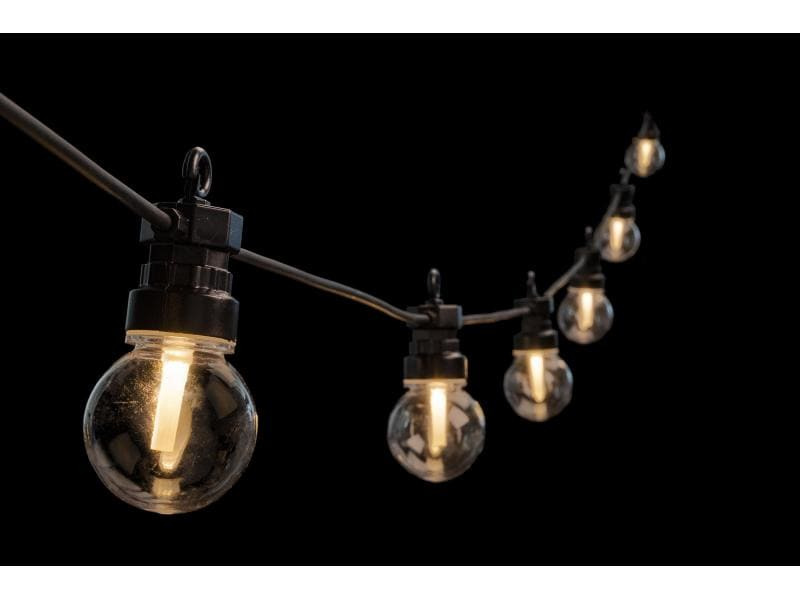 STT Lichterkette Solar Nostalgic 10 Schwarz