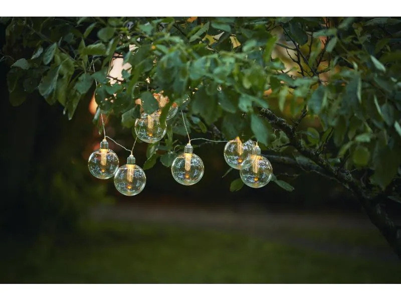 Star Trading Lichterkette SOLAR CHANIA Transparent