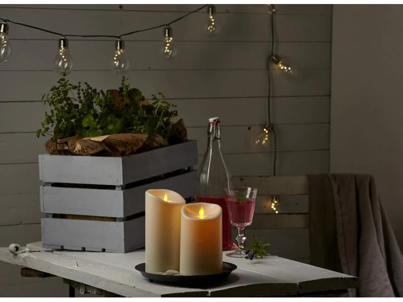 Star Trading Lichterkette SOLAR GLOW Transparent