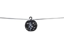 Star Trading Lichterkette Solar Flame Schwarz