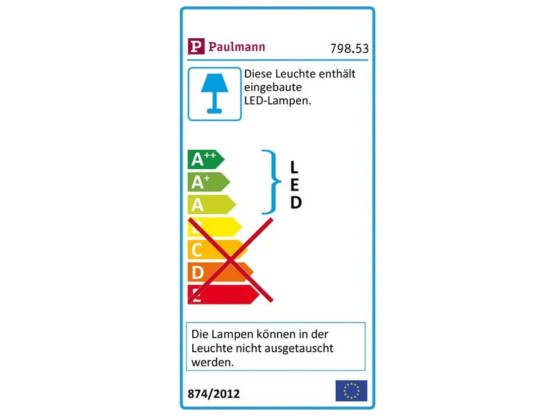 Paulmann LED-Stripe MaxLED 250 2700 K, 1 m Verlängerung