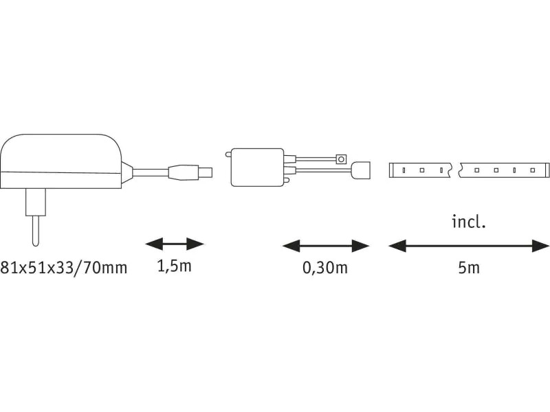 Paulmann LED-Stripe SimpLED 5 m RGB