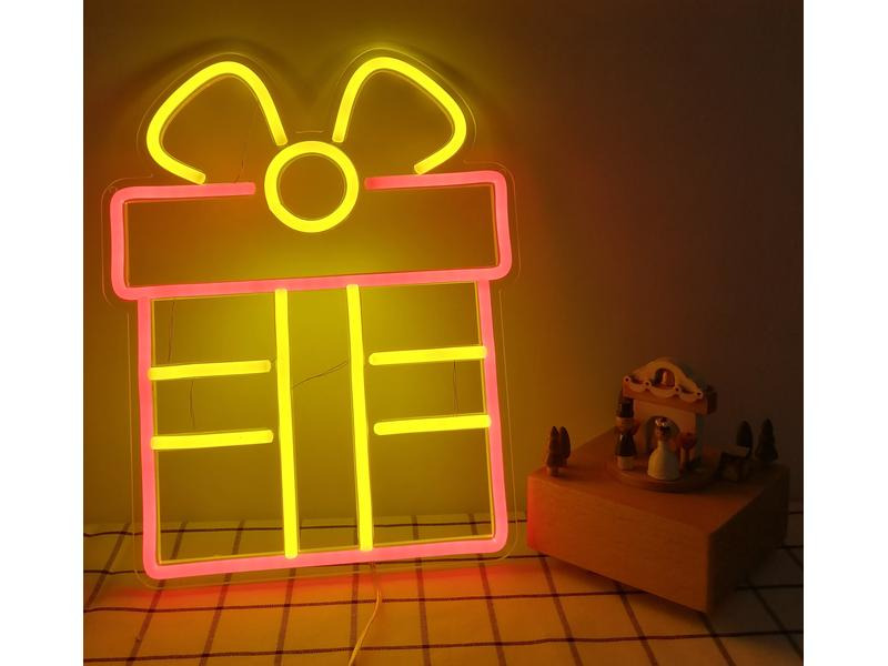 Vegas Lights LED Dekolicht Neon Sign Weihnachtsgeschenk 24 x 30 cm