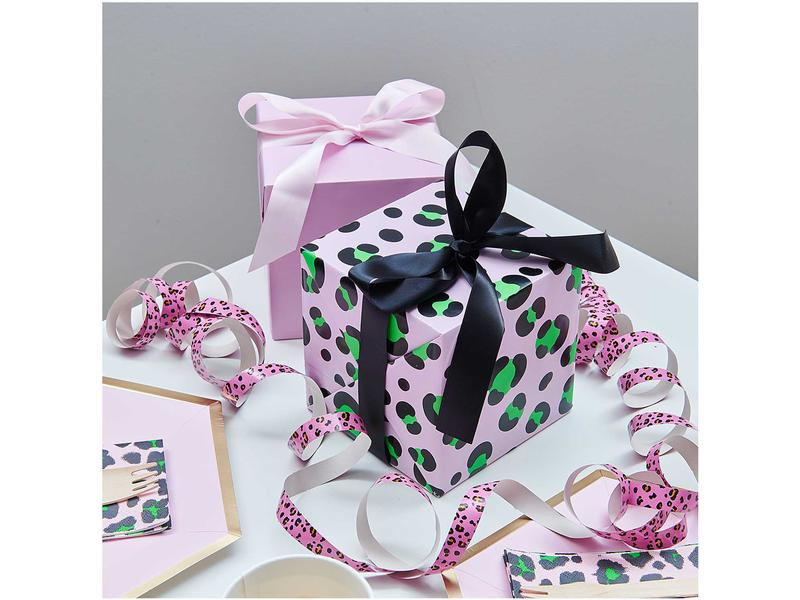 Rico Design Geschenkpapier Leo 70 x 3 m, Rosa/Grün