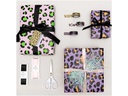 Rico Design Geschenkpapier Leo 70 x 3 m, Violett/Orange