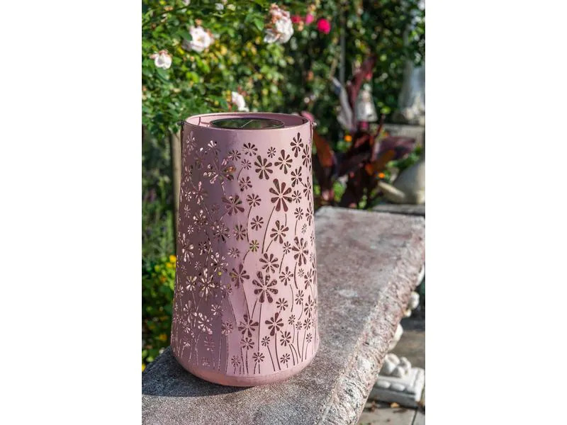 STT Laterne Solar Antic Lantern Daisy, Rosa
