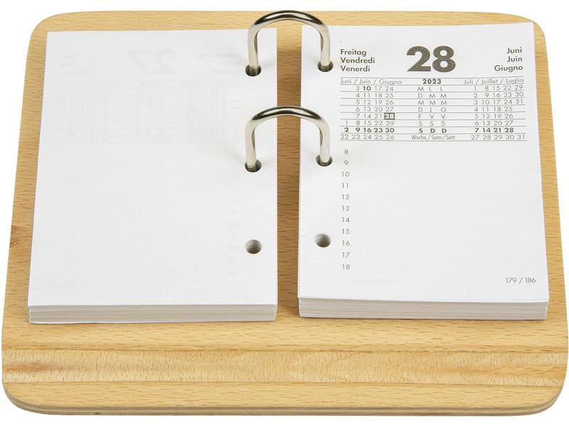 Biella Kalendersockel ohne Inhalt 19.5 x 15.5 cm