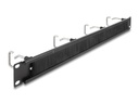 Delock Bürstenleiste 19 Rack, Silber