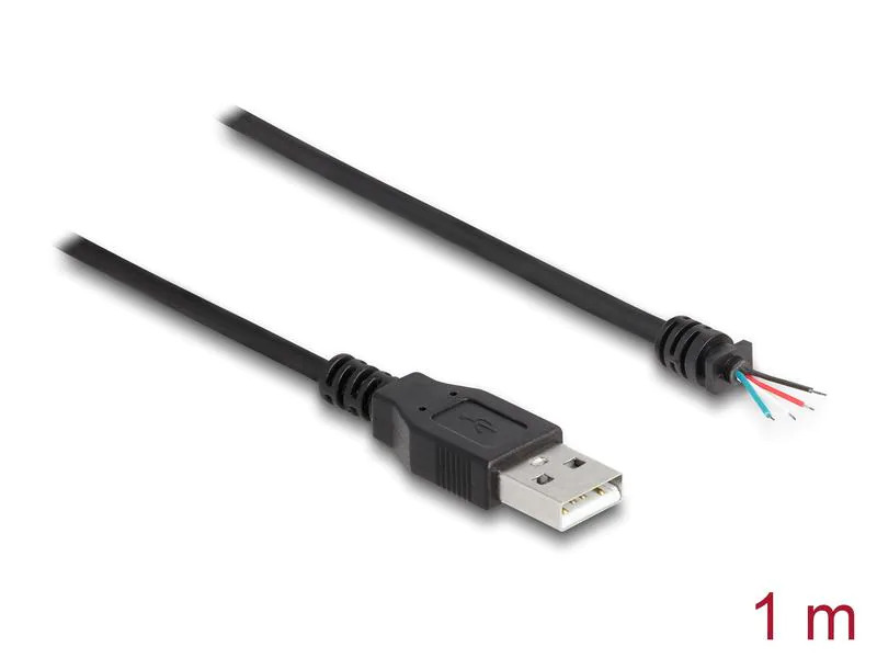 Delock USB-Kabel ohne Stecker USB A - Offen 2 m