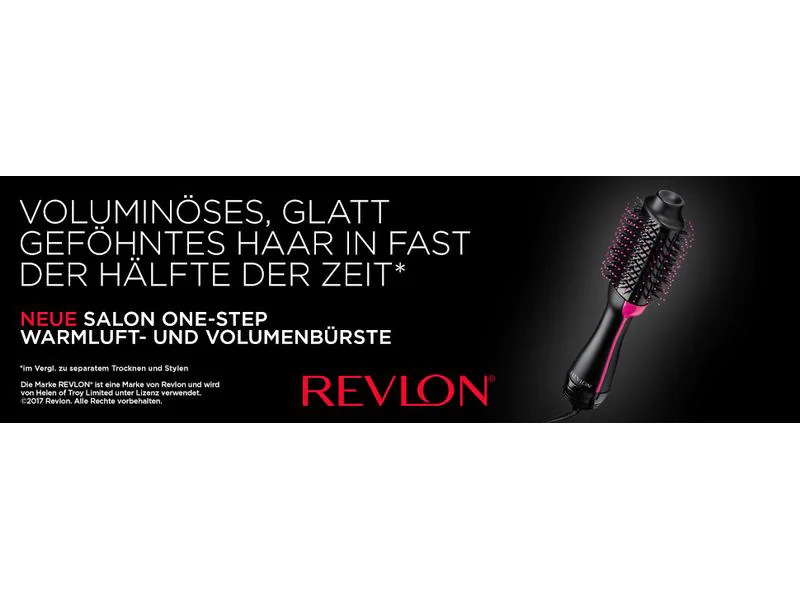 Revlon Profiwarmluftbürste Salon One-Step Schwarz