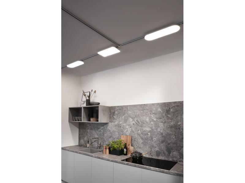 Paulmann LED Panelleuchte URail Campo, 13.5 W, 3000 K, Weiss