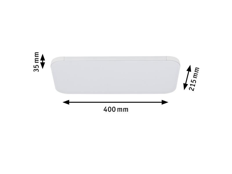 Paulmann LED Panelleuchte URail Campo, 15.5 W, 3000 K, Weiss