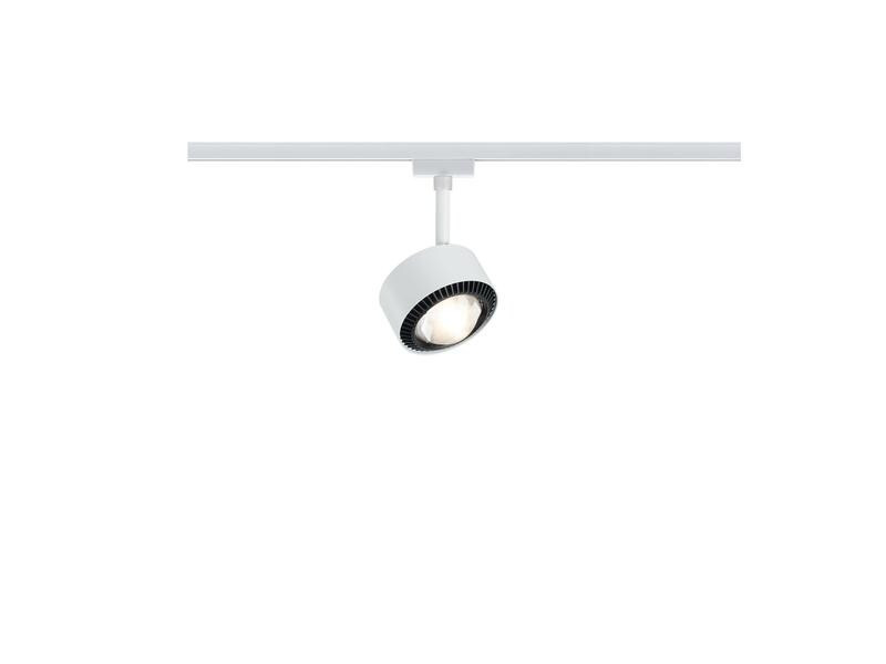 Paulmann LED Schienenspot URail Aldan II, 9 W, 2700 K, Weiss/ Schwarz