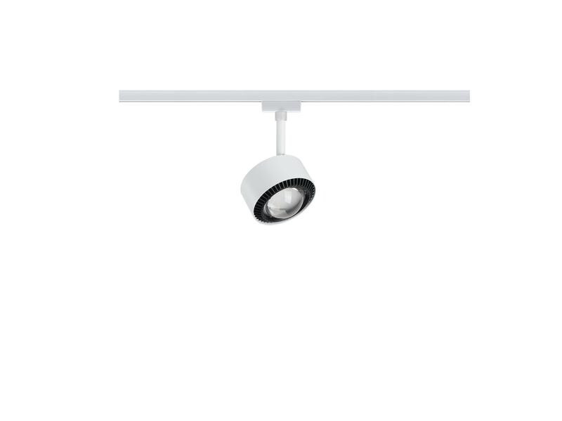 Paulmann LED Schienenspot URail Aldan II, 9 W, 2700 K, Weiss/ Schwarz